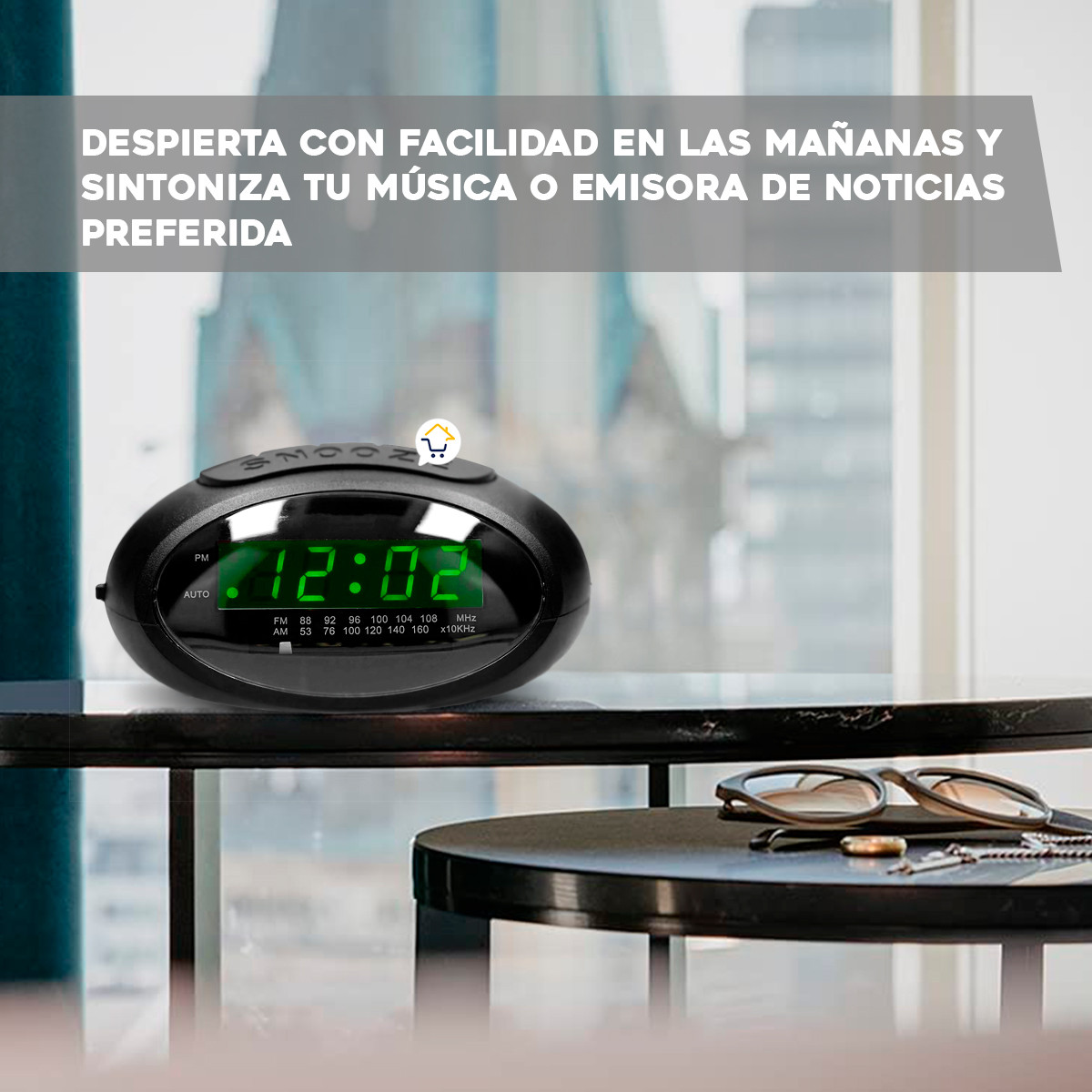 Miniatura 3 de Radio Reloj Digital Despertador VSRC758